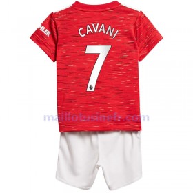Maillot de Foot Manchester United Edinson Cavani 7 Domicile 2020-21 - Enfant